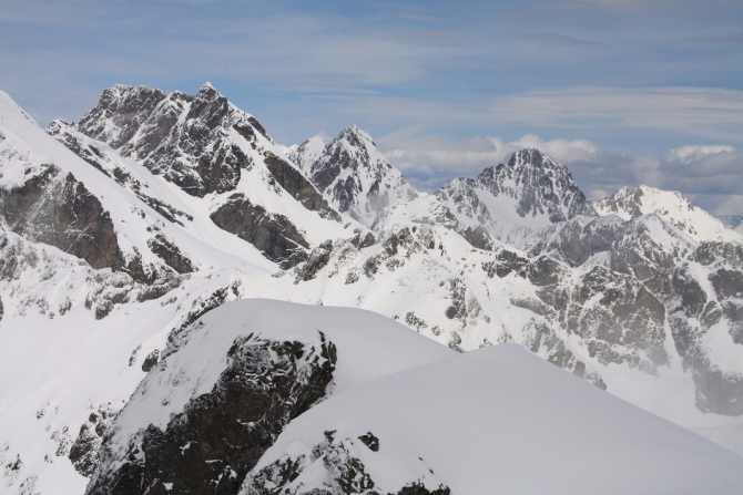 Ски-тур в Абхазии (ски-тур беккантри фрирайд Ауатхара Аджара Абхазия Лыжный поход)