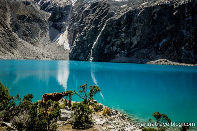 Перу. Однодневный поход к озеру 69 (Laguna 69) возле Уараса (Huaraz, Туризм, южная америка)