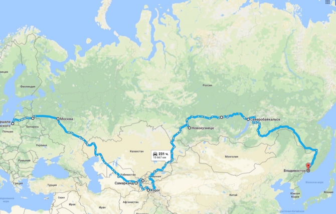 От Калининграда до Владивостока на велосипеде. (Туризм, путешествие, туризм, отчет)