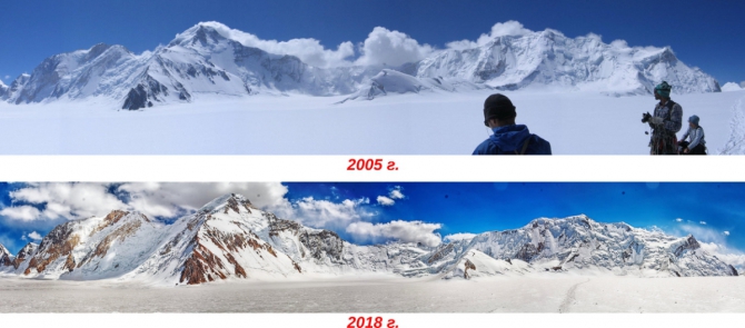 «Глобальное потепление» и изменение климата в высокогорье в сравнении старых и современных фотоснимков (Горный туризм, потепление климата, таяние ледников, памир, безопасность)