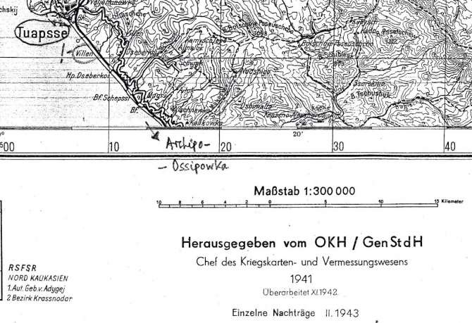 Немецкие карты Кавказа в 1942 году (горы, военная история)