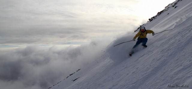 Массовый выезд на вулкан Козельский. (Горные лыжи/Сноуборд)