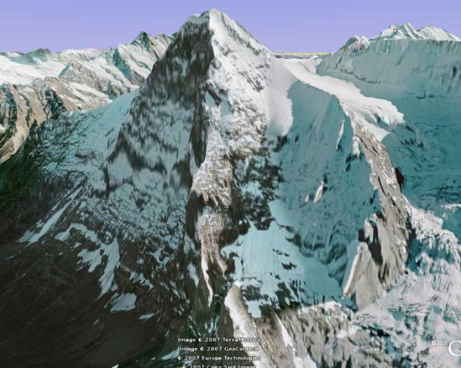 Сверхточные модели рельефа Земли уже появились в Сети (Альпинизм, google earth, космические снимки)