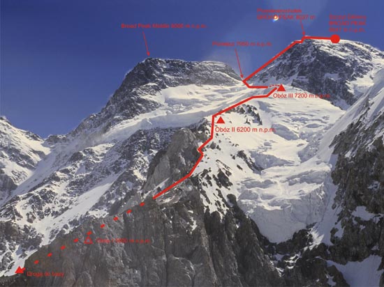 Впервые покорен в зимний период восьмитысячник Броуд Пик (Альпинизм, krzysztof wielicki, broad peak, восхождение)