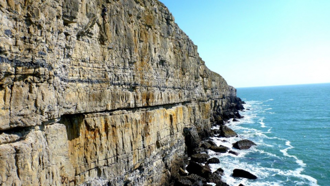 No Dream Too Far - Swanage sea cliffs или один солнечный день из жизни туманного Альбиона.. (Скалолазание, www.yourclimbinglife.com, boulder ruckle, uk, трэд)