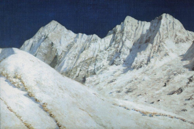 В.В.Верещагин. Первая попытка зимнего восхождения на Канченджангу. Год 1874. (Путешествия, индия.гималаи, сикким, канченджанга)