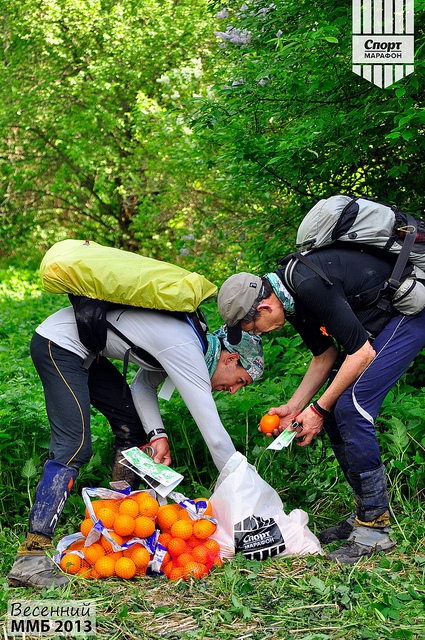 Апельсины на Весеннем марш-броске 2013! (московский марш-бросок, ммб 2013, спорт-марафон)
