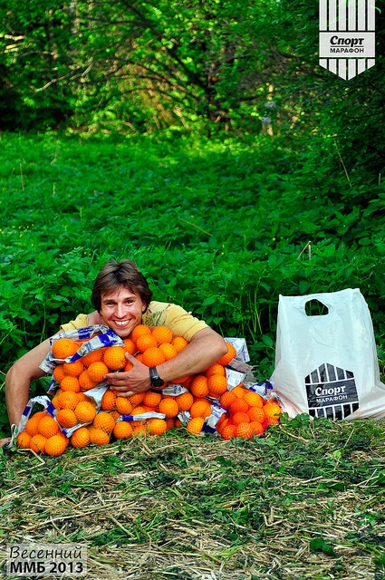 Апельсины на Весеннем марш-броске 2013! (московский марш-бросок, ммб 2013, спорт-марафон)