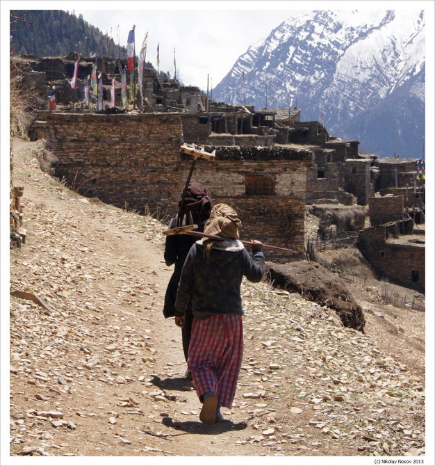 Аннапурна на майские. Фото 2013.(ч.2 Верхний Писанг, Альпинизм, непал)