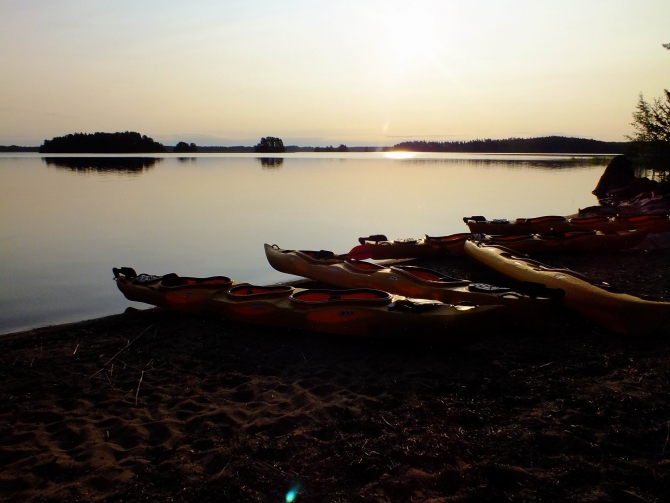 Неделя контрастов на озере Сайма (Путешествия, поход на морских каяках, водный поход, на каяках по сайме)