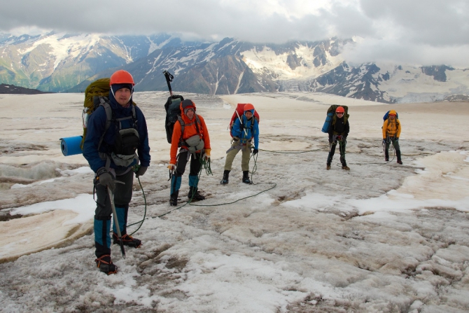 Фотоотчёт о походе по Кавказу, с восхождением на Эльбрус (Альпинизм, горный поход, июль 2013)