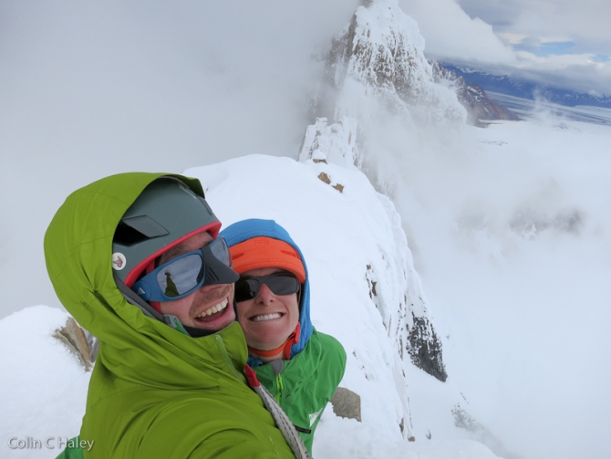Колин Хали и Сара Харт совершили первопрохождение на Агуха-Волонки (Aguja Volonqui). (Альпинизм, патагония, альпинизм)
