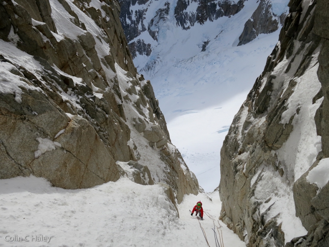 Колин Хали и Сара Харт совершили первопрохождение на Агуха-Волонки (Aguja Volonqui). (Альпинизм, патагония, альпинизм)