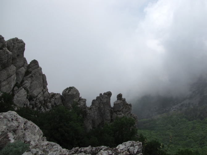 Крым 2010. Ангарский перевал - Алупка. (Горный туризм, горный туризм)