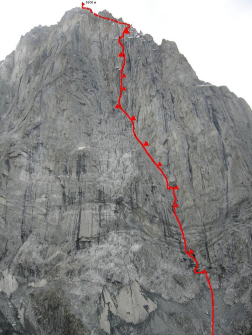 Shingu Charpa - East face 2007 - climbing detals (New updatings , Альпинизм, manaraga-team, rock, singu charpa, ekaterinburg, russia-kazakhstan, klenov)