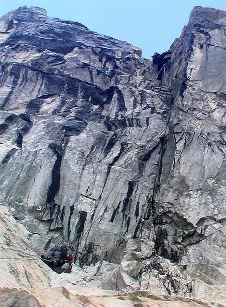 Суганбаши по правой части Восточной стены... Фотоотчет (Альпинизм, северная осетия, дигория, 6а)