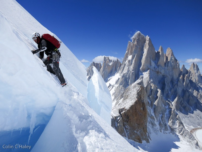 Колин Хали и Роландо Гариботти совершили первопрохождение Серро-Пьерджорджо (Альпинизм, альпинизм, патагония, лед)