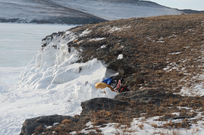 Рассказ о велосипедном походе по льду Байкала на скользкой резине. (Альпинизм, велопоход, лед, скользкая резина, евтюхин, кузьмин, лучший во вселенной зеленоградский альпклуб)