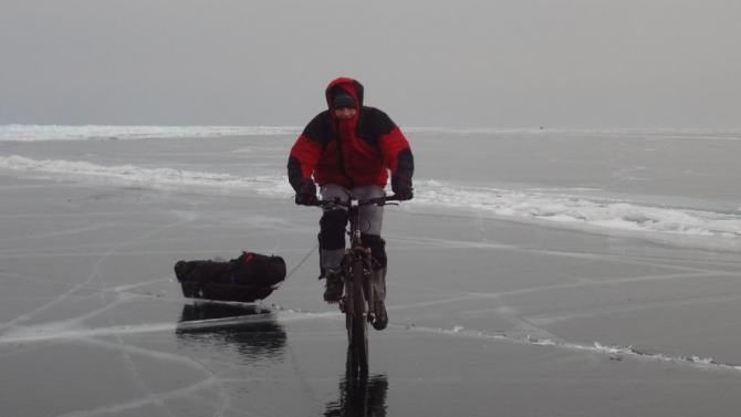Байкал на велосипедах в выходные (Путешествия, лед, путешествия)