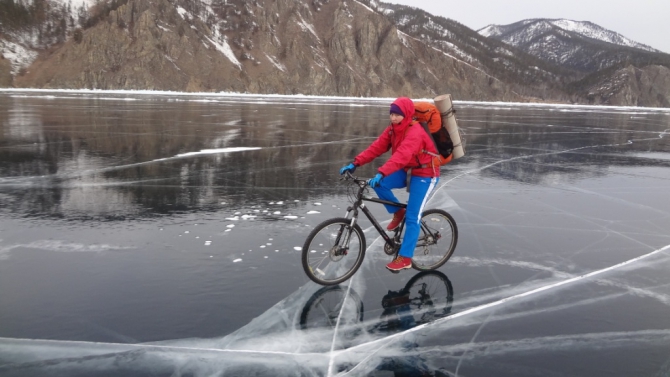 Байкал на велосипедах в выходные (Путешествия, лед, путешествия)