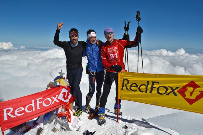 Интервью на вершине Эльбруса (Скайраннинг, red fox elbrus race, скайраннинг. эльбрус)