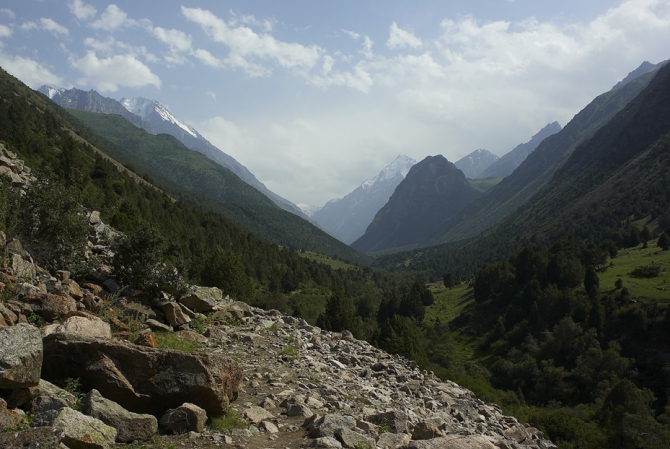 Киргизский хребет. Июль 2013. (Горный туризм, фото, ала-арча, аламедин)