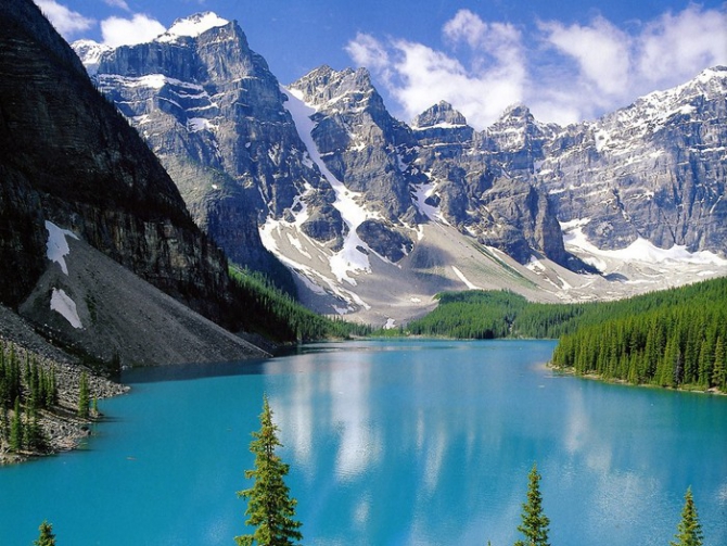 Пейзаж Канадских гор. (канада, фото)