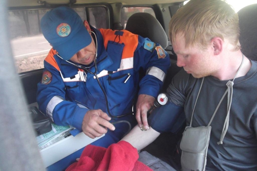 В горах Джунгарского Алатау спасли российского туриста. (Горный туризм, горный туризм, джунгарский алатау)