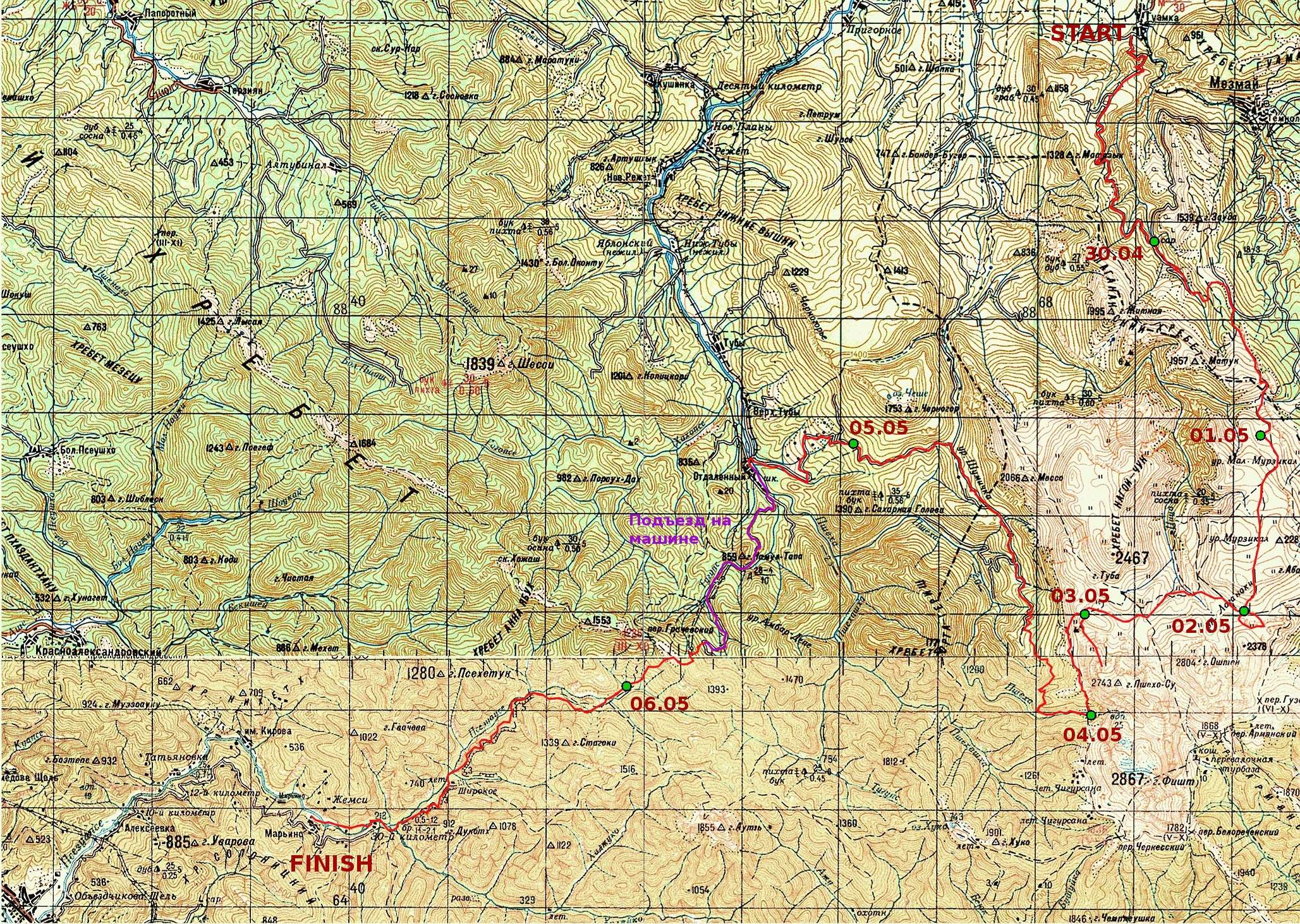 Мезмай на карте. Гора Фишт на карте. Подробная карта плато Лаго-Наки. Плато Лаго Наки маршрут. Топографическая карта Лагонаки.