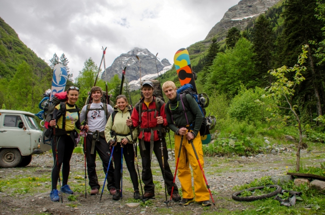 Ski-tour с турами 27-30.05.2014 Домбай (Скайраннинг, ски-тур, софруджу, губанов роман, поход)