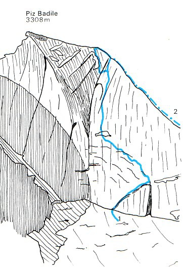 Херманн Буль на Пиц Бадиле (Альпинизм, альпы, соло, архив, альпинизм, швейцария, бергель, кассин)