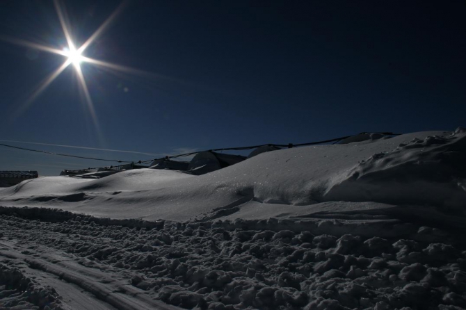 На Эльбрусе есть СНЕГ!!!!! (Горные лыжи/Сноуборд, погода, горы, кавказ)