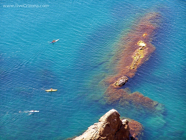 Морской каякинг в Крыму: Балаклава-Фиолент-Казачка (Вода)
