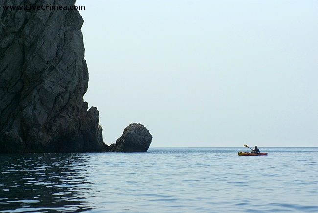 Морской Каякинг на Фиоленте (Севастополь, Вода, крым, морские каяки)