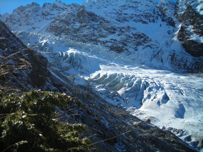 4-7 ноября окрестности а/л "Шхельда" и а/л "Джан-Туган" (Альпинизм, ледник, зеленая гостиница, башкара)