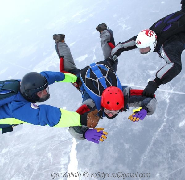 Фотографии зимних прыжков (Воздух, парашют, игорь калинин)
