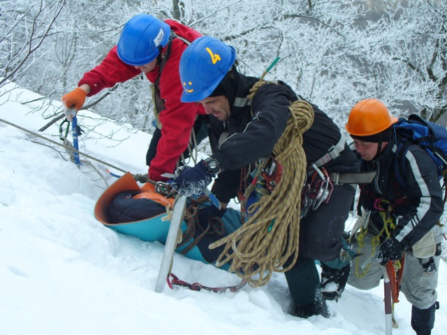 Снежно-скальные соревнования горников в Крыму (Горный туризм, горный, туризм)