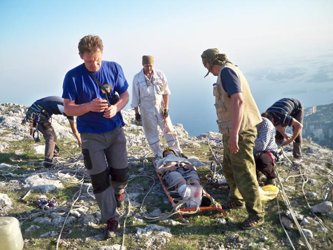 Севастопольские спасатели собирали травмированных альпинистов по всему Южнобережью (Альпинизм, безопасность, крым)