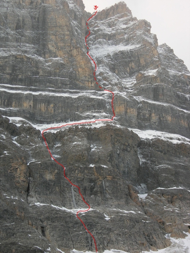 Новый микстовый маршрут в Канаде. Mt. MOG. (Альпинизм, оуэнс, канада, банф)