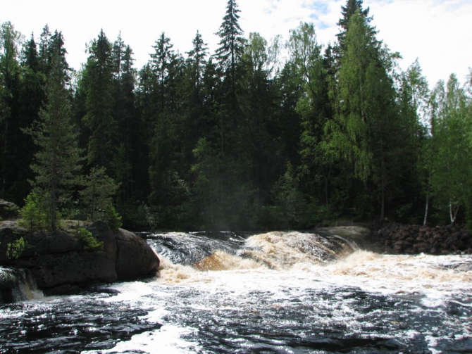 Karelia Waterfalls Online expedition (test version, Путешествия, уксунйоки, водопады, тохмайоки, карелия)