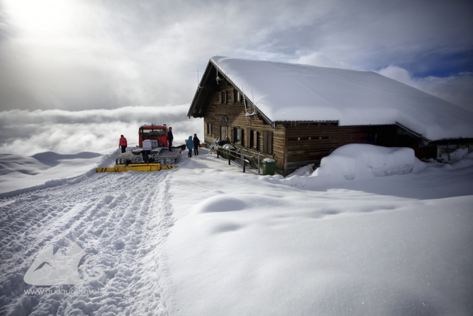 Cнег в Гудаури (Грузия) - состояние на 16.12.12 (Горные лыжи/Сноуборд, где снег)