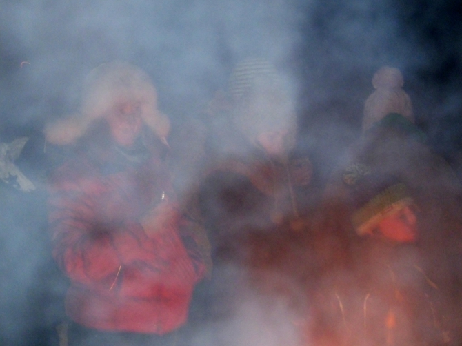 Новогодний экстрим в Чегетском лесу(в продолжение поздравлялки, Горные лыжи/Сноуборд, приэльбрусье, терскльско-чегетский лес)