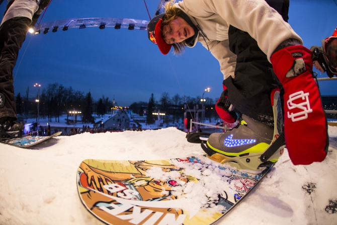 1 февраля на ВВЦ состоялся уникальный джиббинг-контест Nike Helipark (Горные лыжи/Сноуборд)