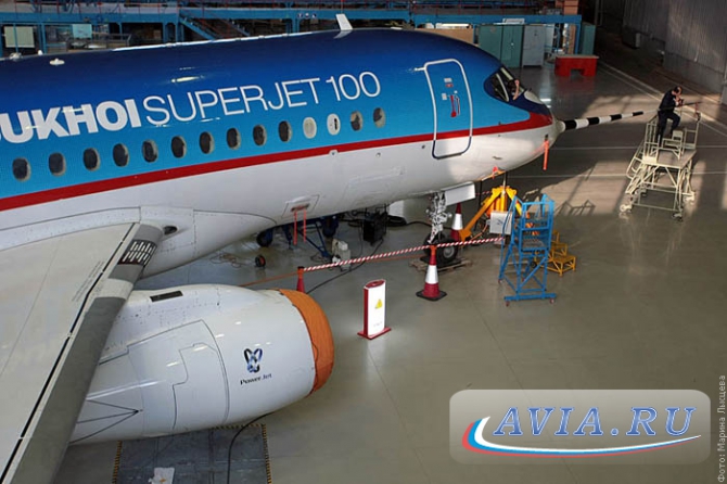 Первый полет самолёта Sukhoi SuperJet 100 (Воздух, фото, самолеты, испытания)