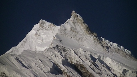 Манаслу в альпийском формате. (Альпинизм, непал, гималаи, манаслу.)