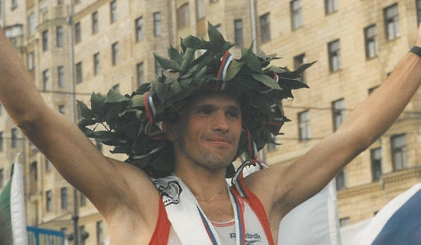 Константин Санталов - трехкратный чемпион мира в беге на 100 км. (Мультигонки)