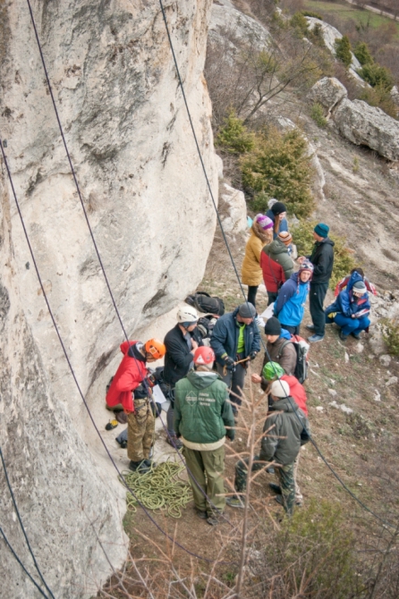 7 марта состоялся открытый чемпионат Симферополя по альпинизму класс скальный