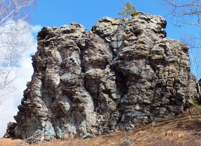 Скалы, г. Большой Камень, Верхний Уфалей (Скалолазание)