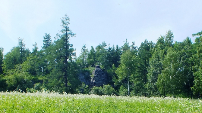 Скалы, в. Шигир (712,7 м.), Куватал. (Скалолазание)