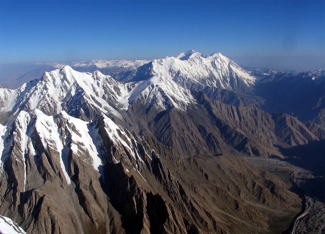 Вершины Памира в Таджикистане